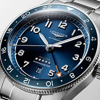 Longines Spirit Zulu Time Blue Dial Watch | L3.812.4.93.6