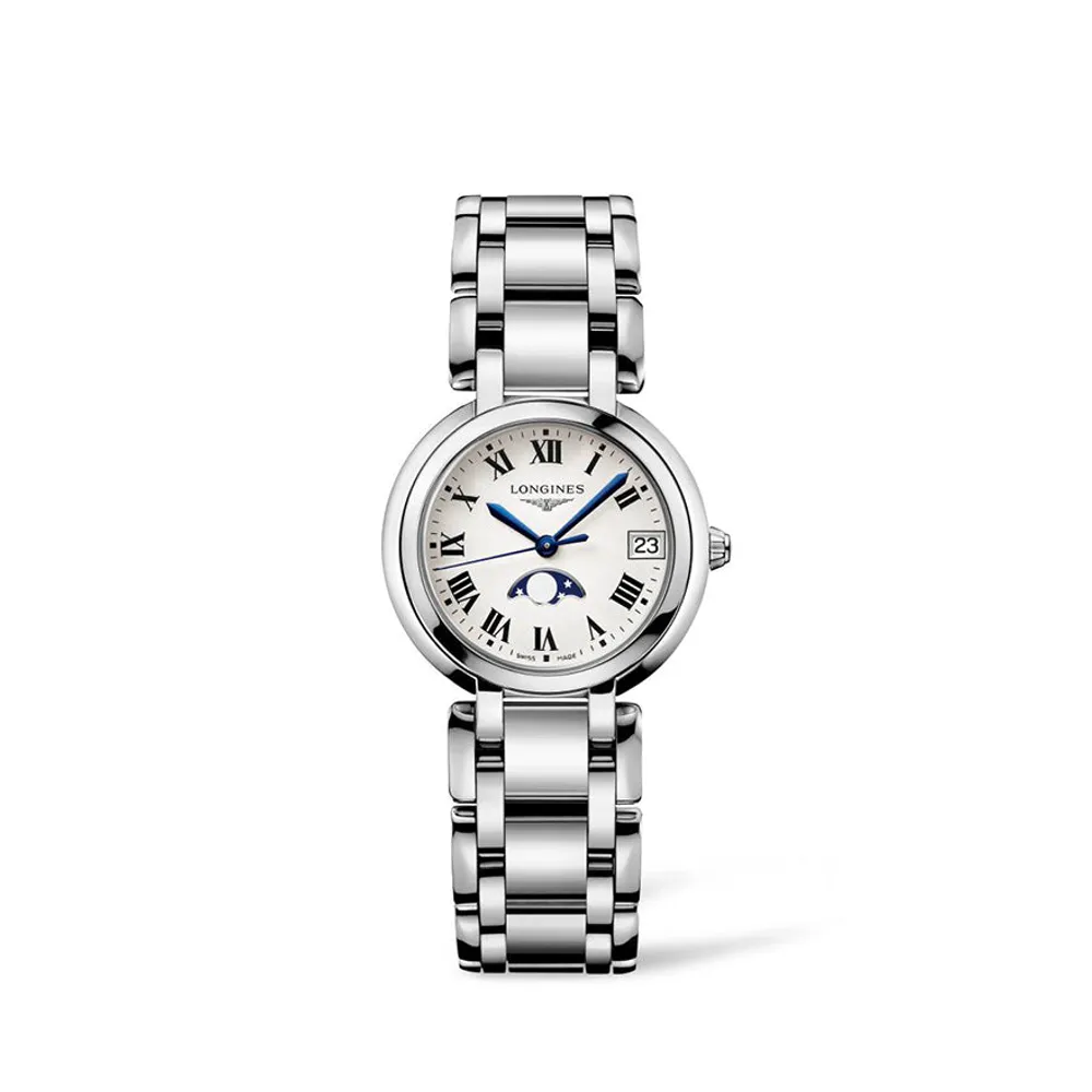 Longines PrimaLuna Ladies Stainless Steel Quartz Watch | L8.115.4.71.6