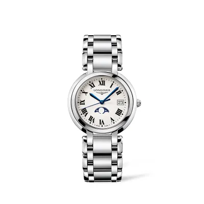 Longines PrimaLuna 34mm Quartz Watch | L8.116.4.71.6
