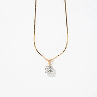 Lab Grown Diamond Necklace in 14K Yellow Gold (1.50 ct tw)