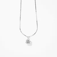 Lab Grown Diamond Necklace in 14K Gold ( ct tw