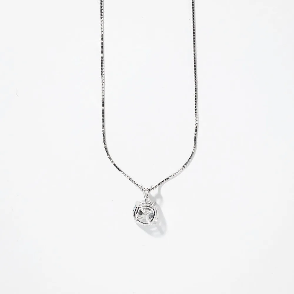 Lab Grown Diamond Necklace in 14K Gold ( ct tw