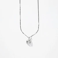 Lab Grown Diamond Necklace in 14K White Gold (2.00 ct tw)