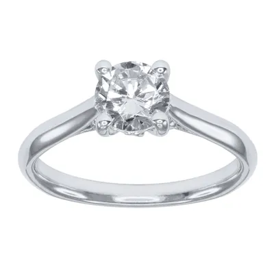 Lumina “Florence” (0.70 ct) Ideal Cut Solitaire Diamond Engagement Rin
