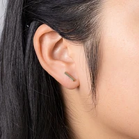 Bar Stud Earrings in 10K Yellow Gold