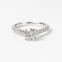 Diamond Engagement Ring 14K White Gold (1.25 ct tw)