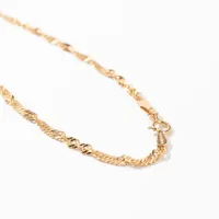 10K Yellow Gold 2.2mm Singapore Chain (18")