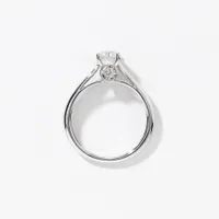 Diamond Engagement Ring 14K White Gold (0.80 ct tw)
