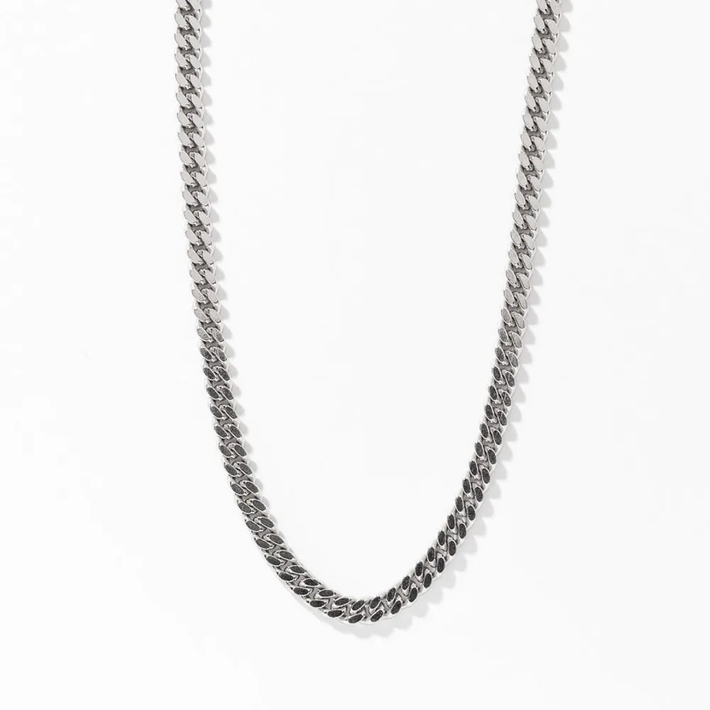 3.00mm Silver Curb Chain (20")