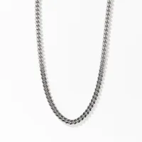 3.00mm Silver Curb Chain (22")