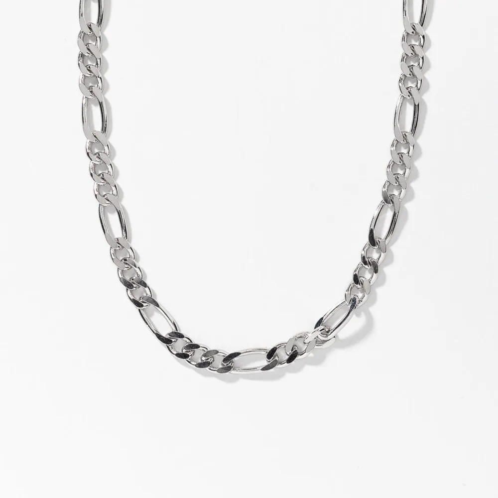 4mm Silver Figaro Chain (20”)