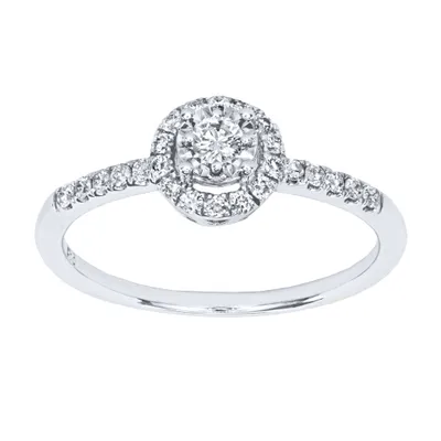 Miracle Mark Ring 14K White Gold (0.26ct tw)