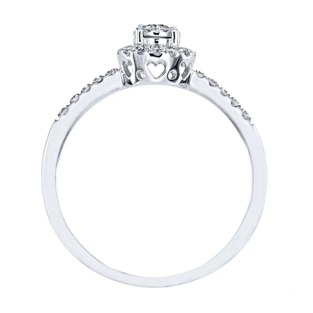 Miracle Mark Ring 14K White Gold (0.26ct tw)