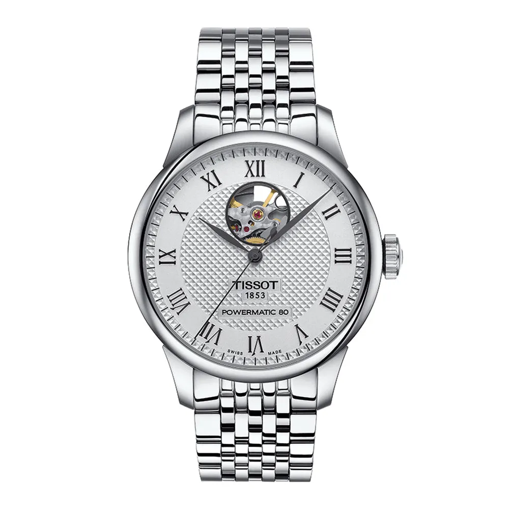 Tissot Le Locle Powermatic 80 Open Heart Watch 39mm | T006.407.11.033.