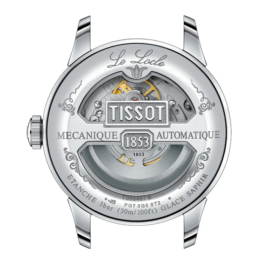 Tissot Le Locle Powermatic 80 Open Heart Watch 39mm | T006.407.11.033.