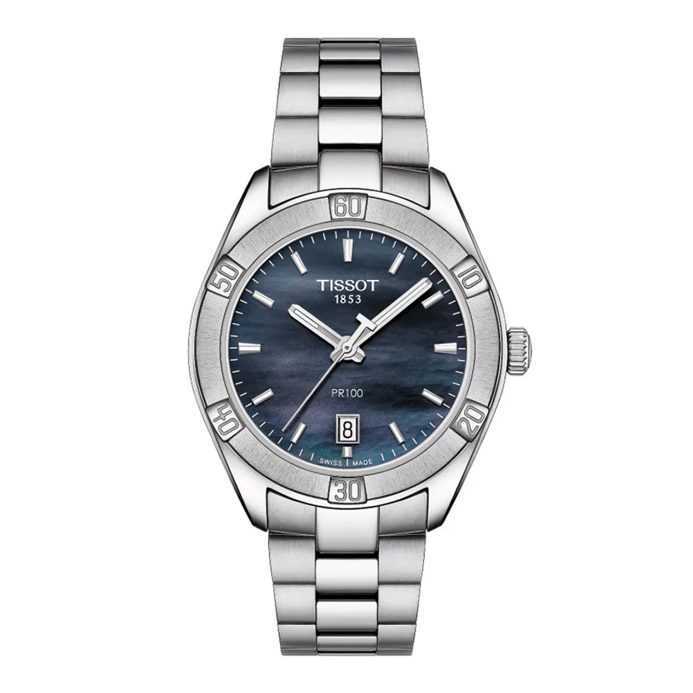 Tissot PR 100 Sport Chic Ladies Quartz Watch | T101.910.11.121.00