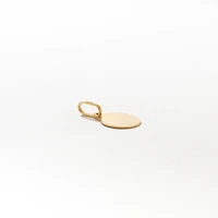 Gemini Charm Pendant in 10K Yellow Gold