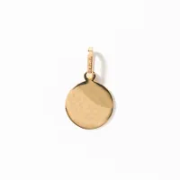 Taurus Charm Pendant in 10K Yellow Gold