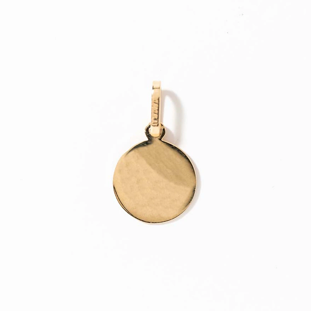 Scorpio Charm Pendant in 10K Yellow Gold