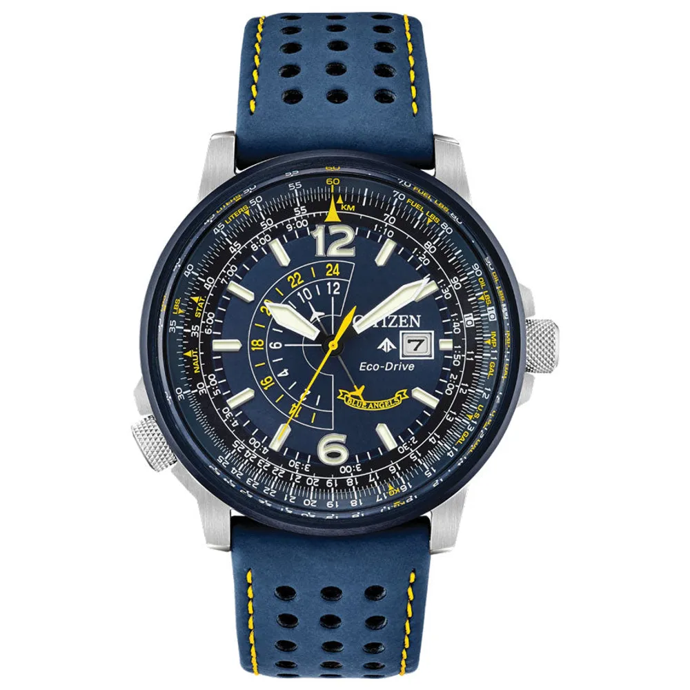 Citizen Men's Promaster Blue Angels Nighthawk Blue Dial Watch | BJ7007