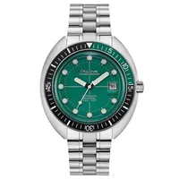 Bulova Men's Oceanographer Automatic In Green Dial | 96B322