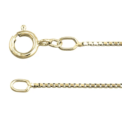 10K Yellow Gold 0.80mm Box Chain (18")