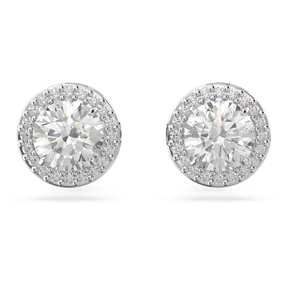 Swarovski Constella Stud Earrings Round Cut Pavé Earrings | 5636269