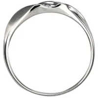 His Slanted Diamond Wedding Band 10K Gold (0.01ct tw