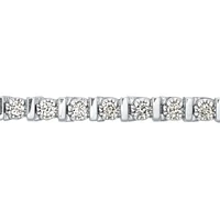 Diamond Bar Tennis Bracelet in 10K White Gold (1.00ct tw)