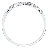 Diamond V Ring 18K White Gold (0.25ct tw)