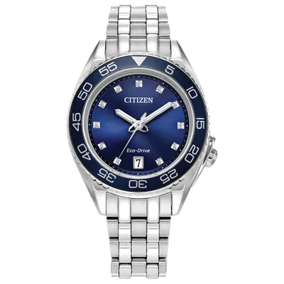 Citizen Eco-Drive Carson Ladies Blue Dial Watch | FE6160-57L