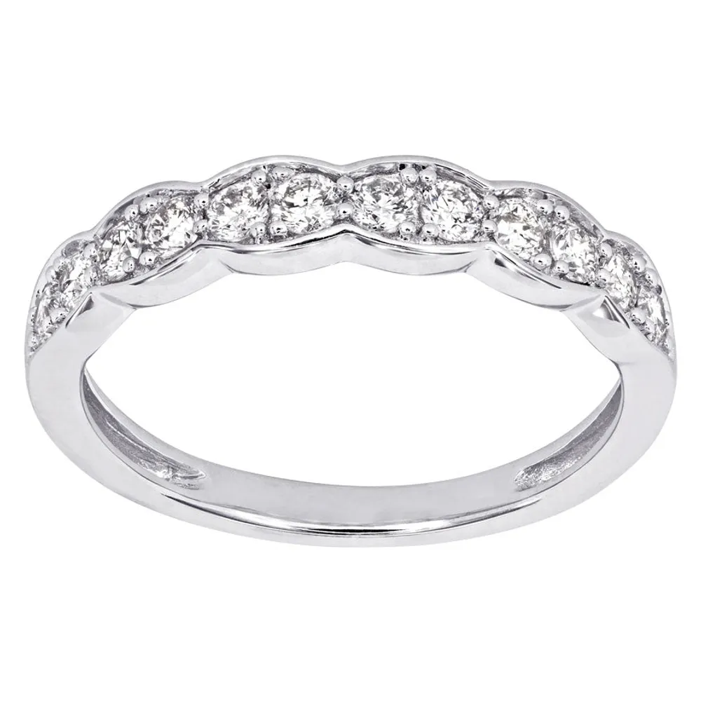 Diamond Anniversary Band 14K White Gold (0.40 ct tw)