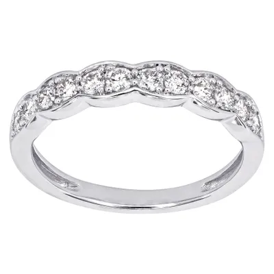 Diamond Anniversary Band 14K White Gold (0.40 ct tw)