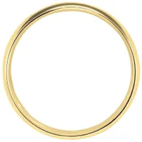 Low Dome Comfort Fit Wedding Band 14K Gold (2MM