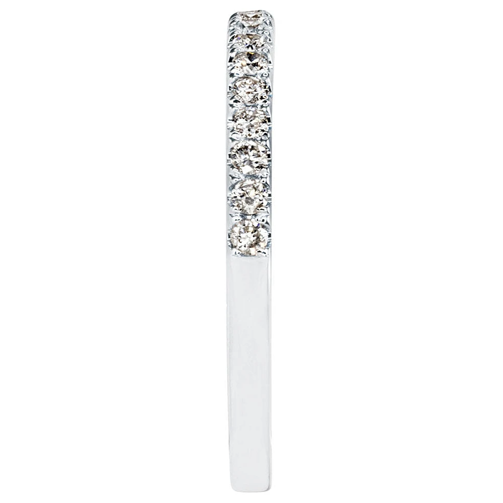 Matching Diamond Wedding Band 14K White Gold (0.20ct tw)