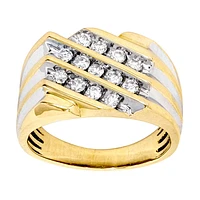 Men's Diamond Ring 10K Yellow Gold (0.50ct tw)