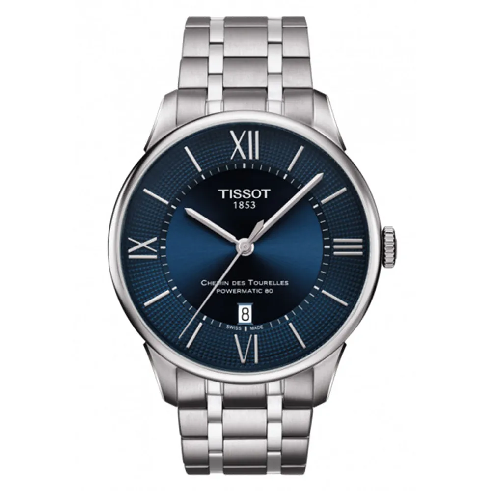 Tissot Chemin Des Tourelles Powermatic 80 In Blue Dial | T099.407.11.0