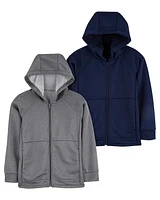 Kid 2-Pack Zip-Up Hoodies Set