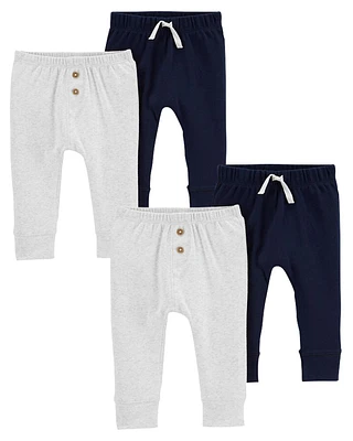 Baby 4-Pack Pull-On Joggers Set