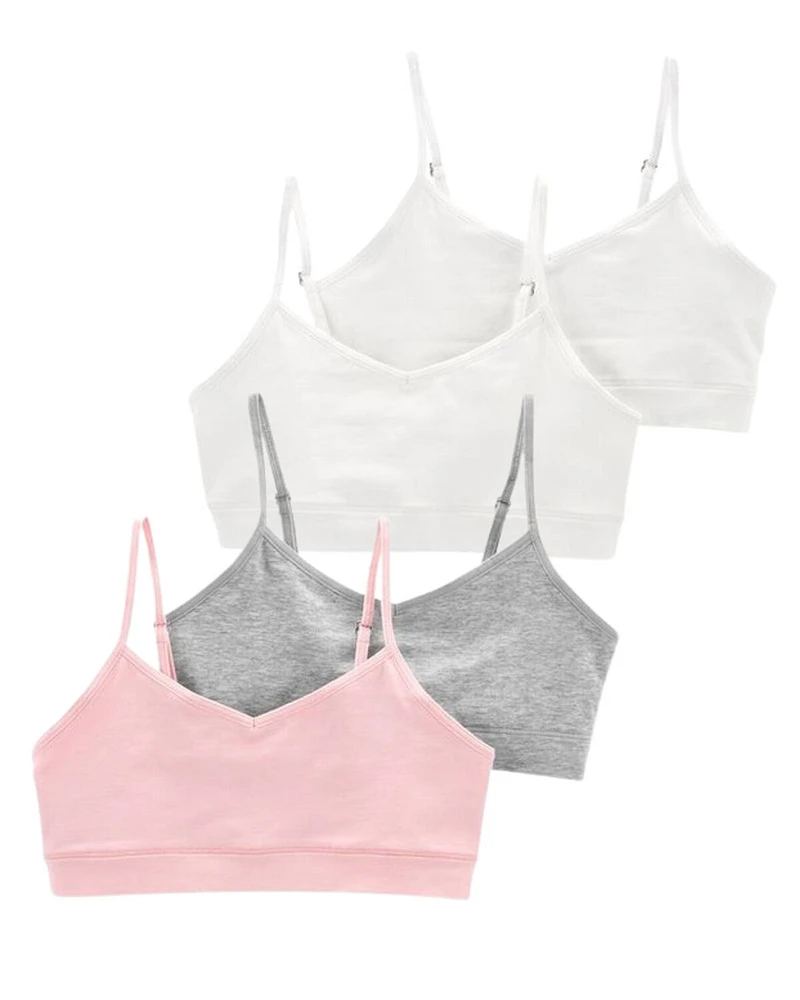 Kid 4-Pack Bralettes