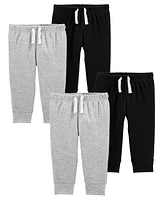 Baby 4-Pack Drawstring Joggers Set