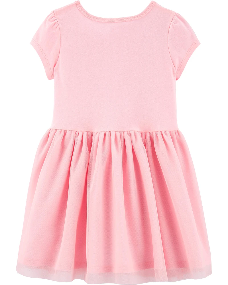 Toddler Tutu Jersey Dress