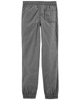 Kid Elastic Waist Poplin Joggers