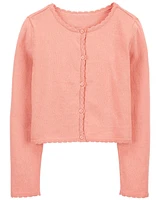 Kid Button-Front Cardigan