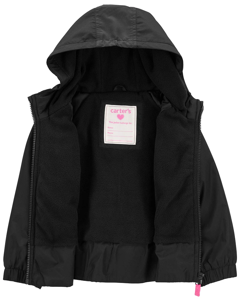 Baby Peplum Mid-Weight Fleece-Lined Jacket
