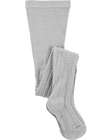 Kid Cable Knit Tights
