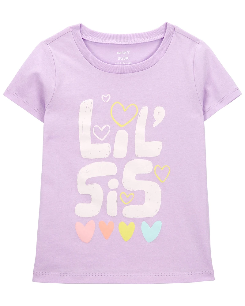 Toddler Lil Sis Graphic Tee