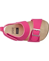 Baby Buckle Faux Cork Sandals