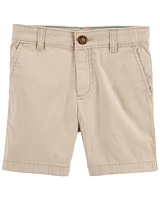 Baby Flat-Front Shorts