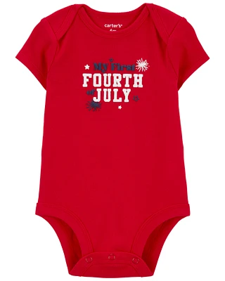 Baby My First 4th Of July Collectible Bodysuit